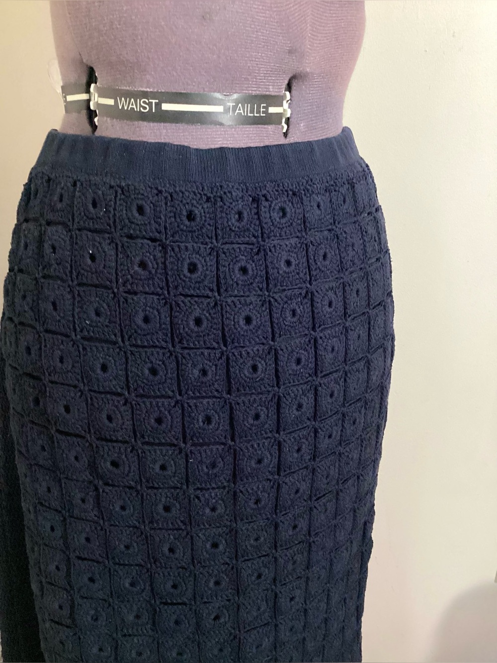 Talbots Collection Crochet Eyelet Lace Skirt Size M - Picture 4 of 16